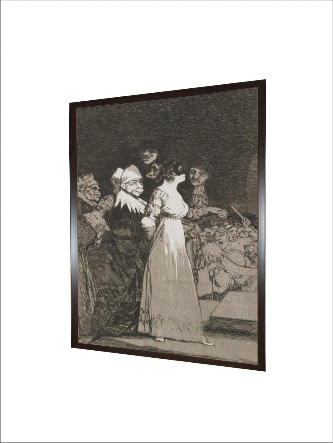 Plate from Los Caprichos, 1797-1798 by Francisco de Goya