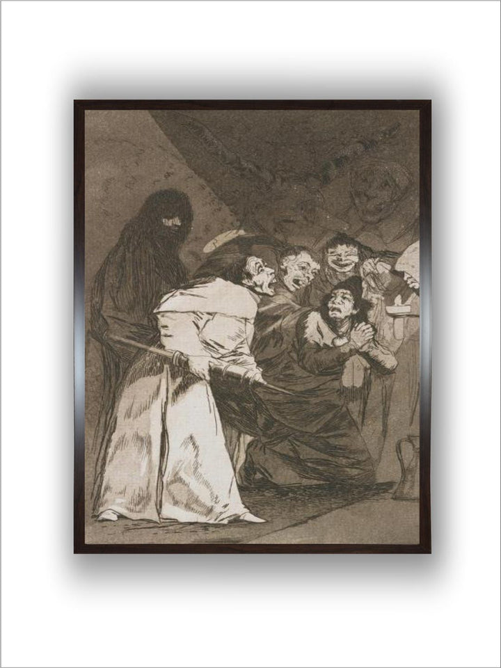 Plate from Los Caprichos, 1797-1798 by Francisco de Goya