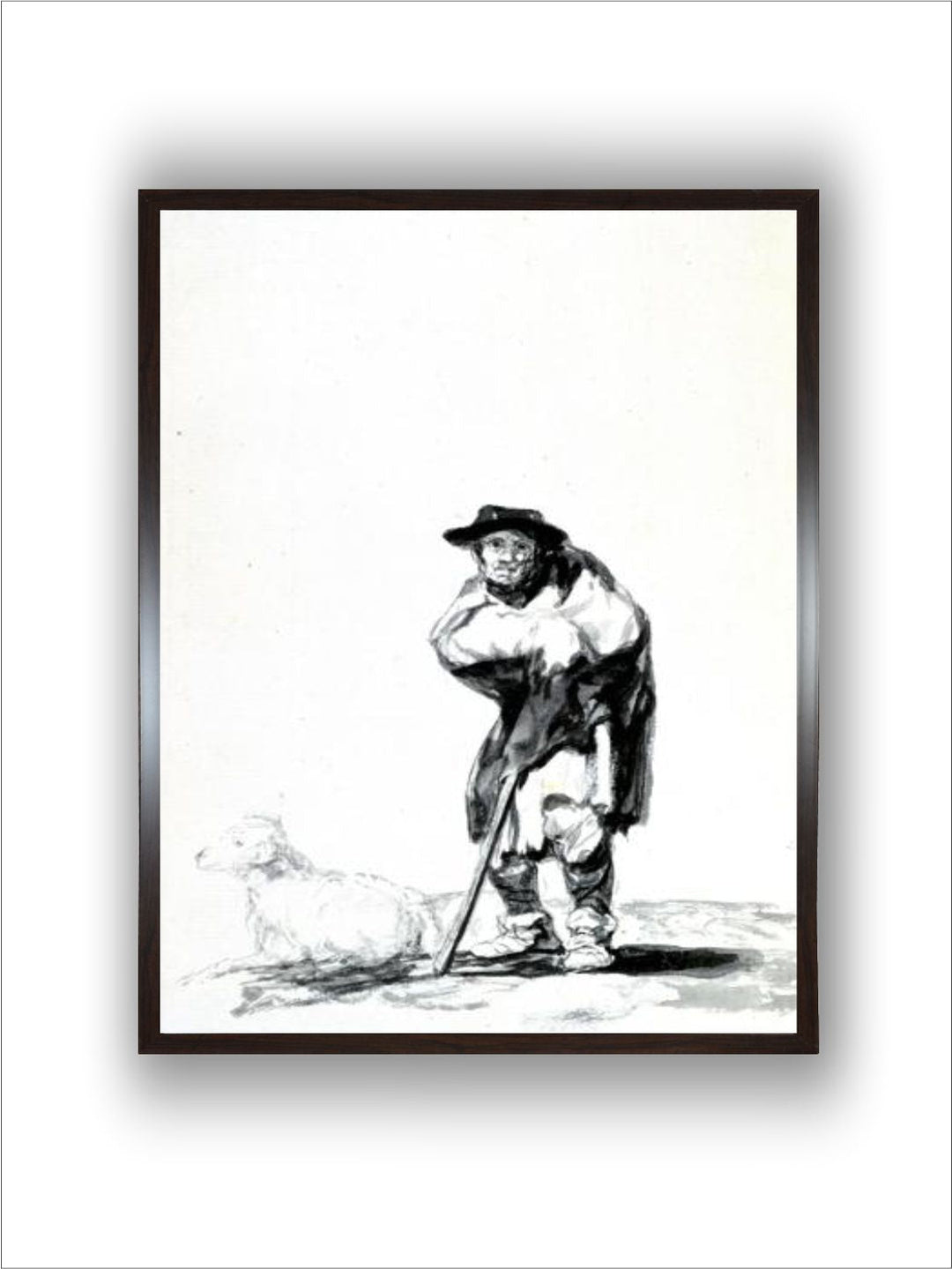 The Shepherd, C1760-1820 by Francisco de Goya
