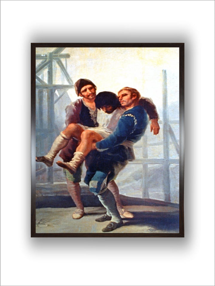 The Injured Mason, 1786-1787 by Francisco de Goya