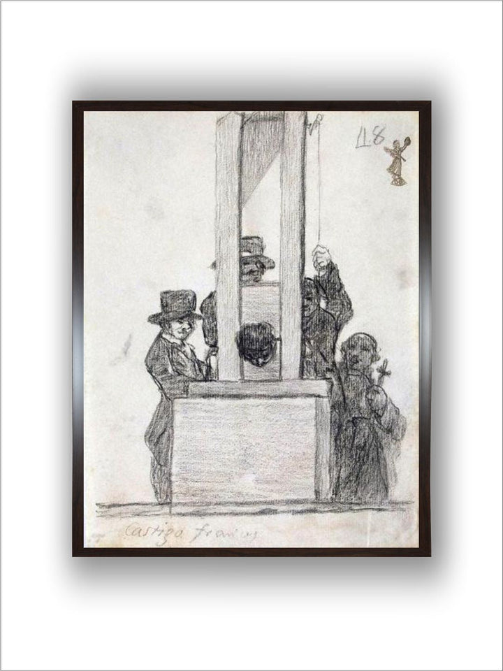 French Penalty, Between 1824 and 1828 by Francisco de Goya