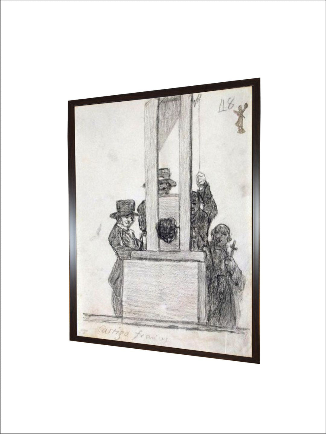 French Penalty, Between 1824 and 1828 by Francisco de Goya