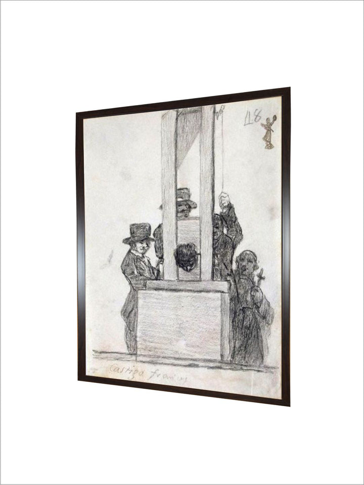 French Penalty, Between 1824 and 1828 by Francisco de Goya
