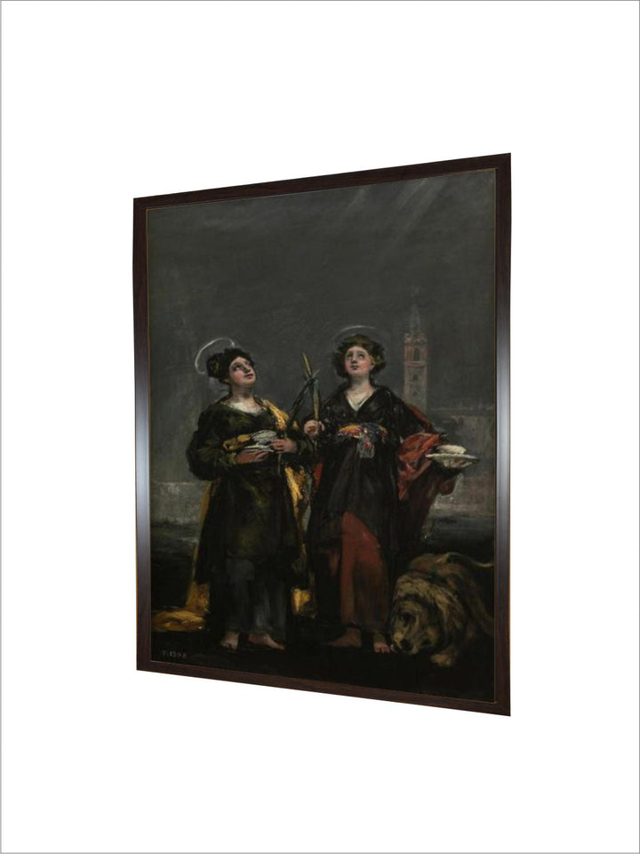 Saint Justa and Saint Rufina, 1817 by Francisco de Goya