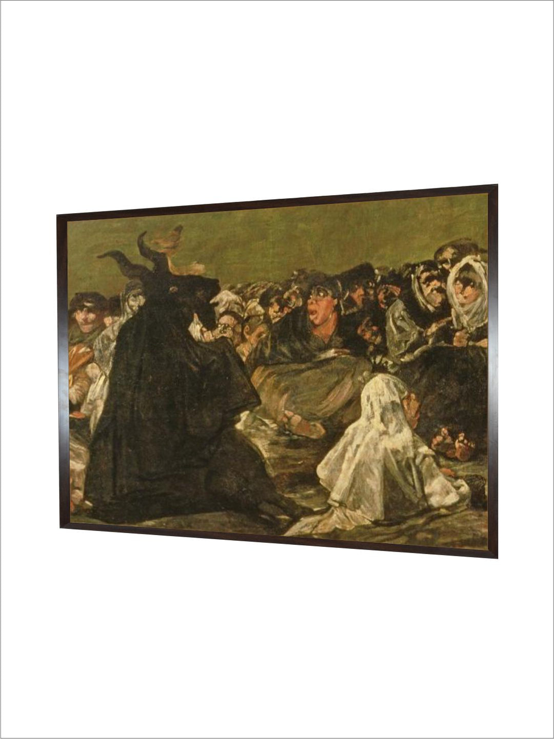 The Witches' Sabbath or the Great He-Goat C.1821-23 by Francisco de Goya