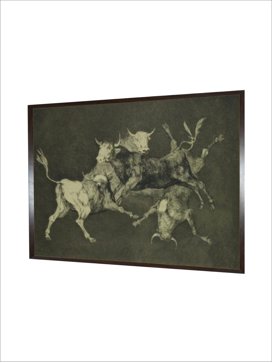 Folly of the Bulls, from the Follies Series, circa 1815-24 by Francisco de Goya
