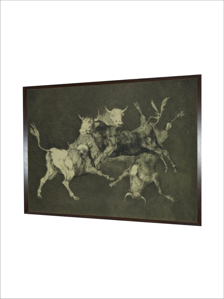 Folly of the Bulls, from the Follies Series, circa 1815-24 by Francisco de Goya