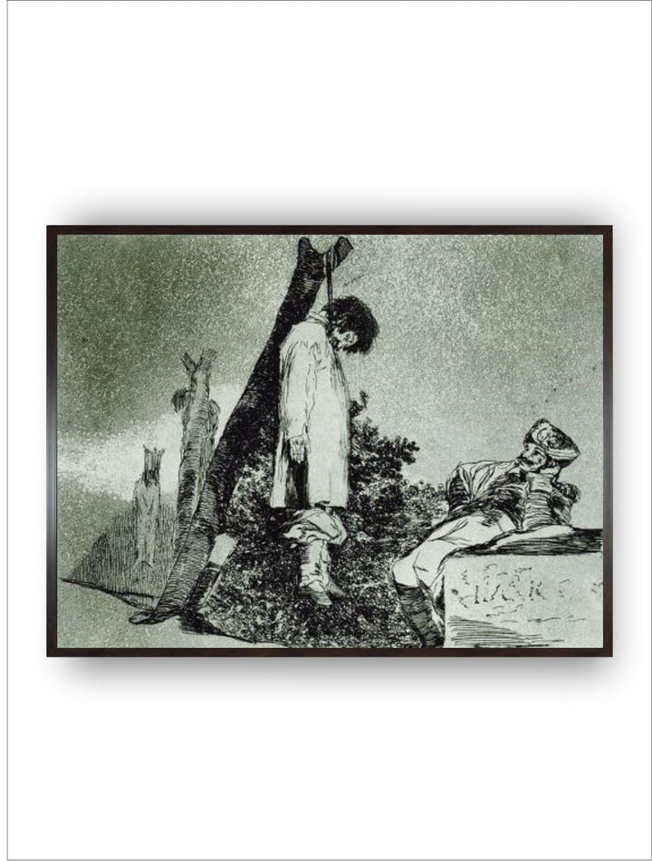 Tampoco (Nor Thi), Plate 36 from the disasters of War  1810-1820 by Francisco de Goya