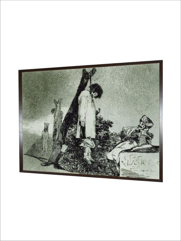Tampoco (Nor Thi), Plate 36 from the disasters of War  1810-1820 by Francisco de Goya