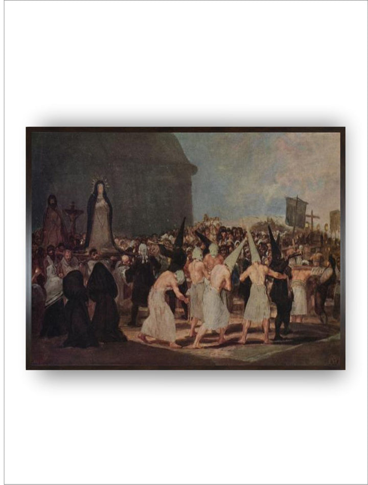 A Procession of Flagellants', 1812-1819 (1939) by Francisco de Goya