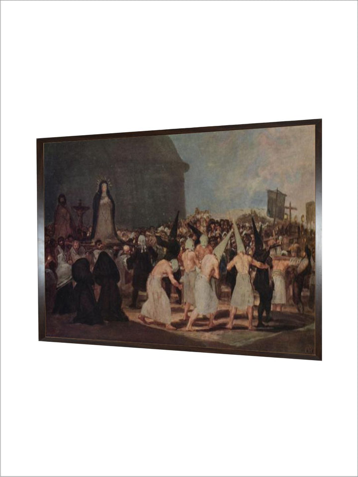 A Procession of Flagellants', 1812-1819 (1939) by Francisco de Goya