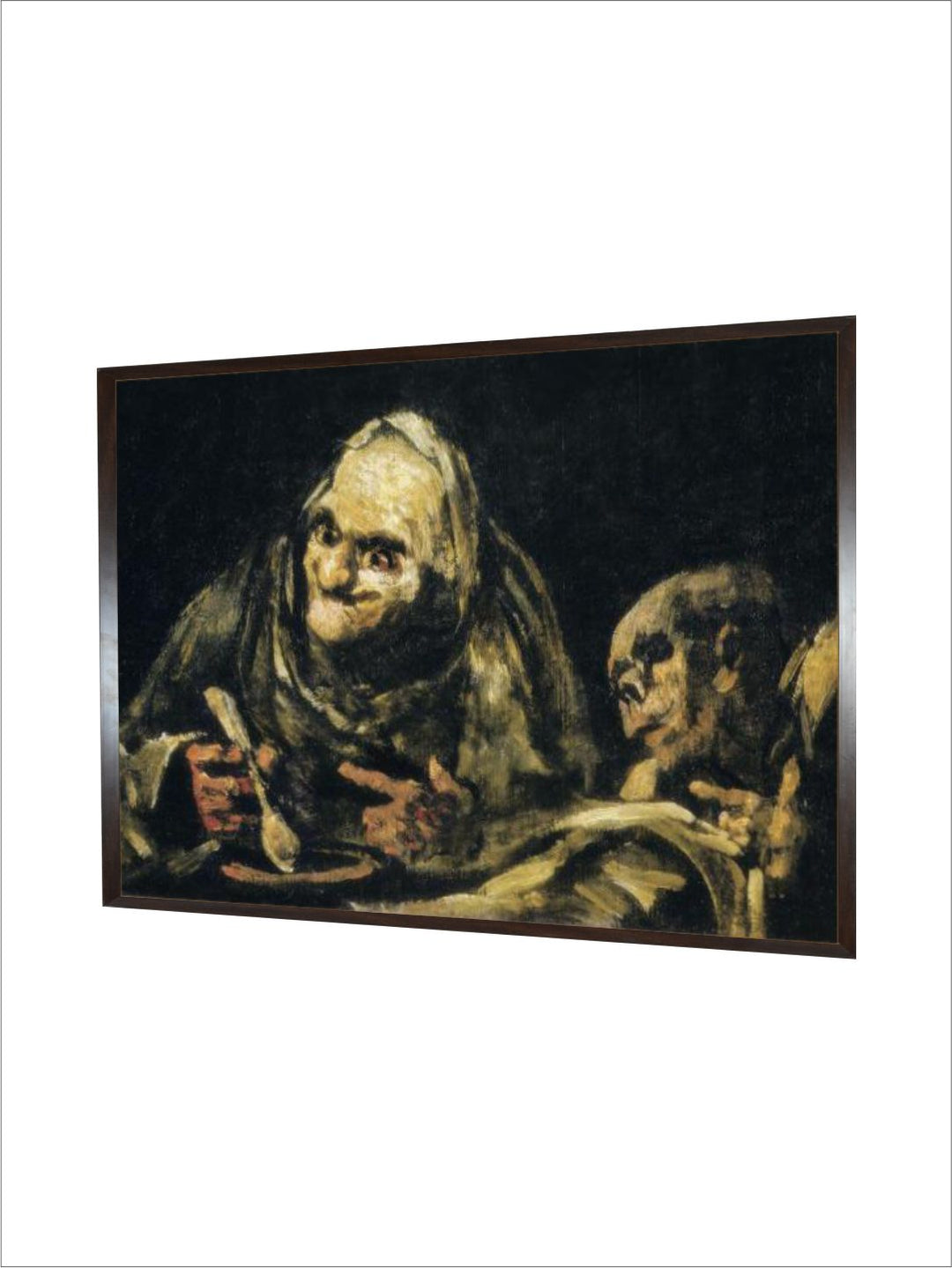 Two Old Men Eating by Francisco de Goya