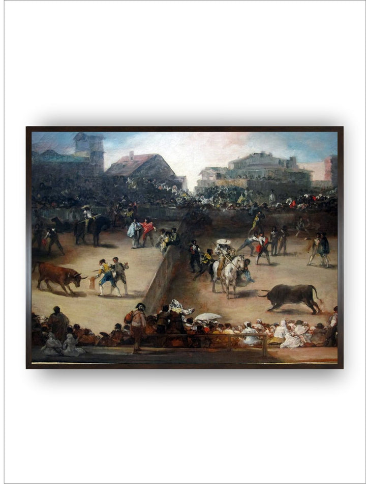 Bull Fight in a divided Ring by Francisco de Goya