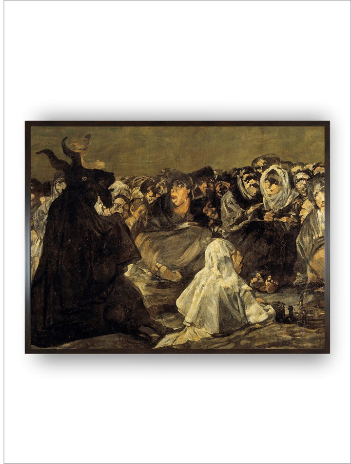Witches' Sabbath (Black Painting), 1819 - 23 by Francisco de Goya