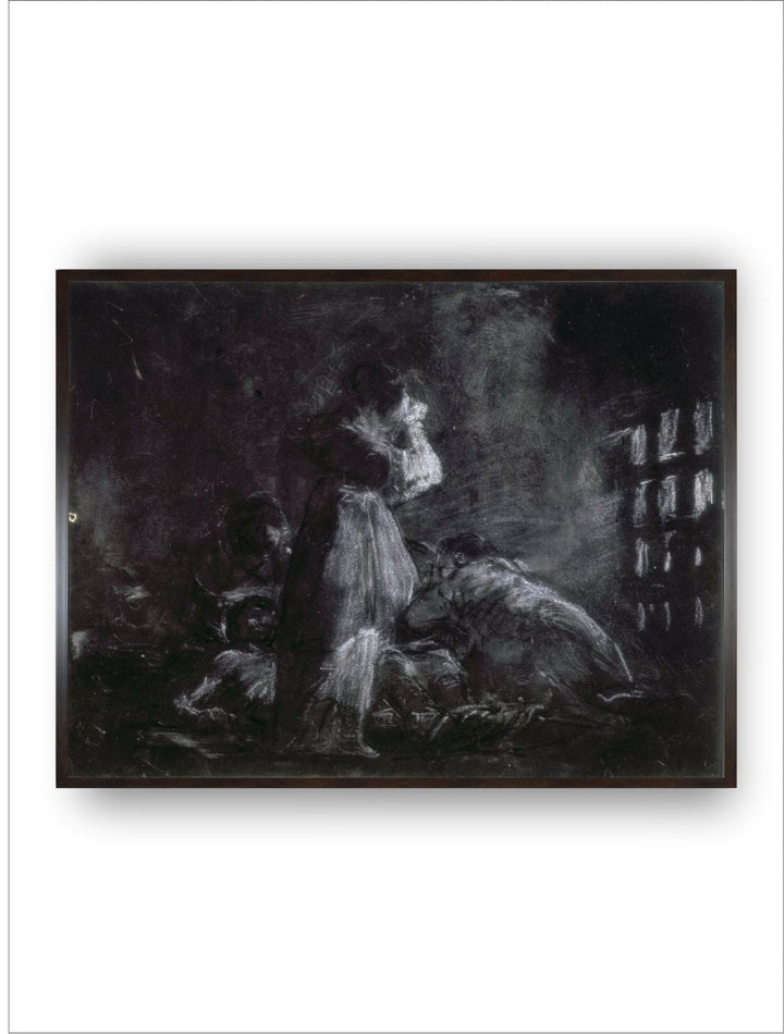 Interior of a Prison, 1819 by Francisco de Goya