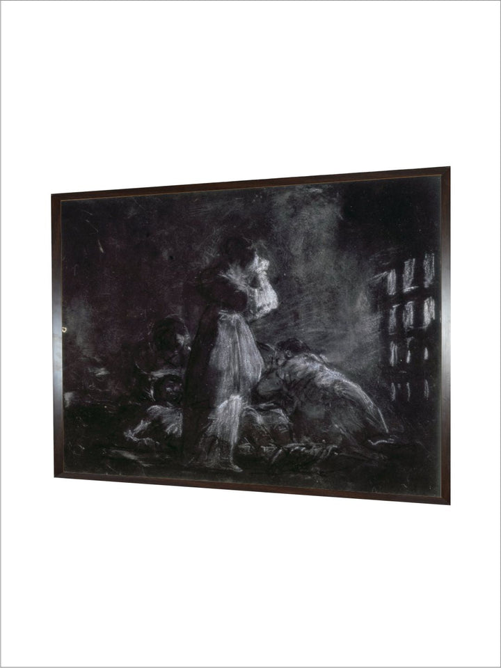 Interior of a Prison, 1819 by Francisco de Goya