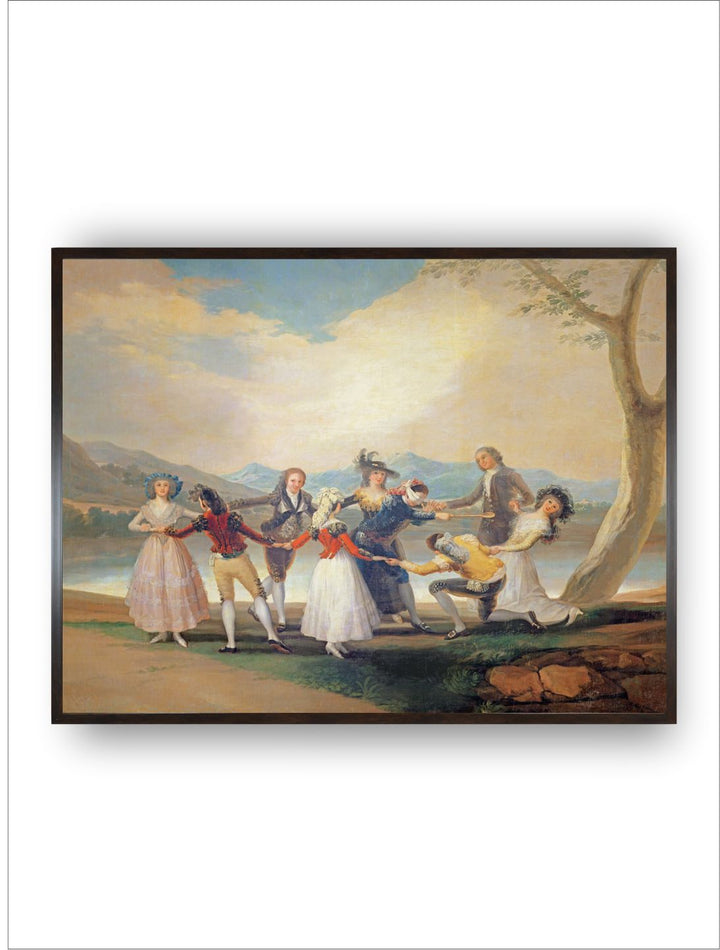 La Gallina Ciega', (Blind Man's Buff), 1788, (c1934) by Francisco de Goya