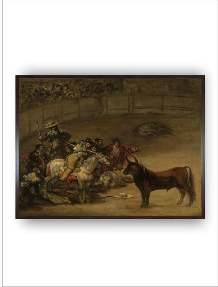 Bullfight, Suerte de Varas, 1824 by Francisco de Goya