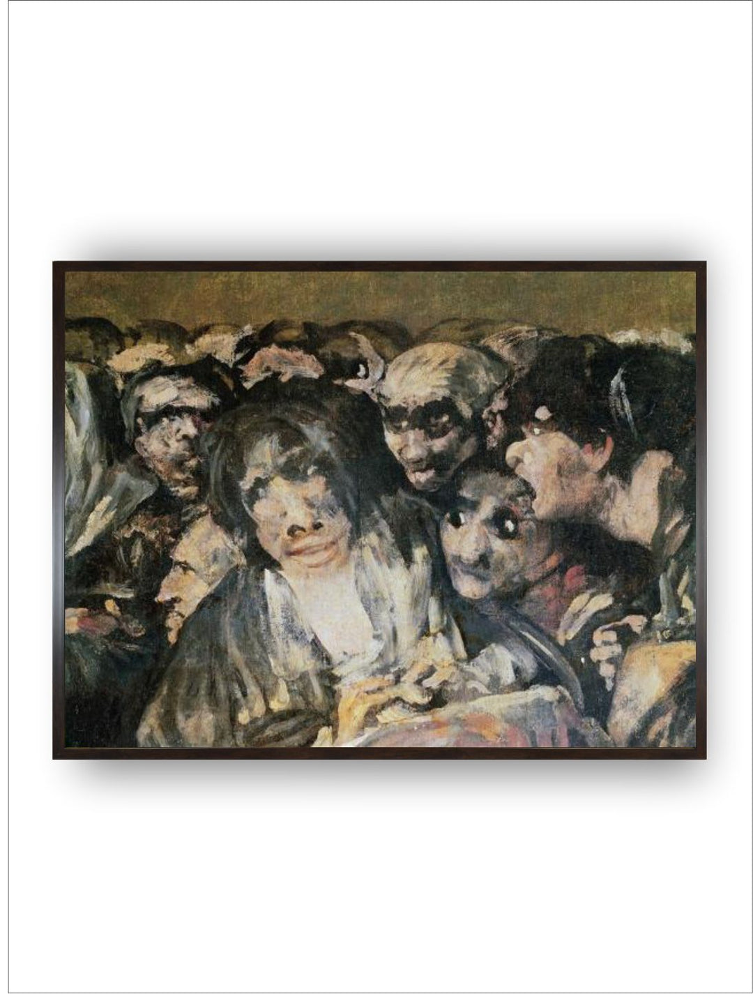 Pilgrimage to San Isidro, 1821 by Francisco de Goya