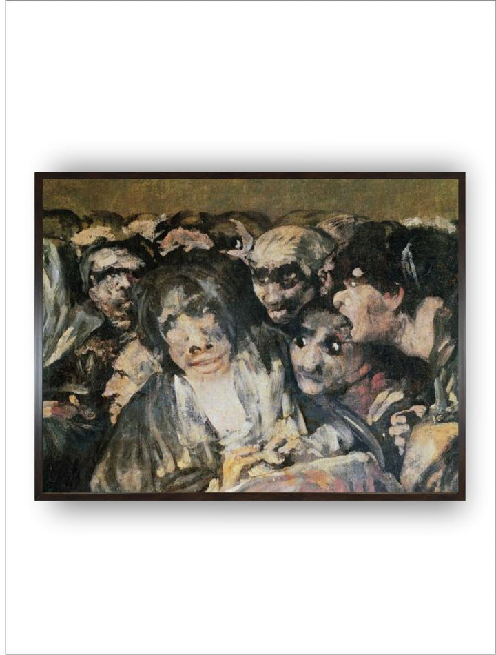Pilgrimage to San Isidro, 1821 by Francisco de Goya