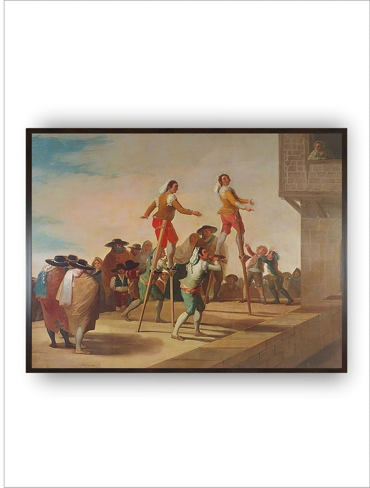 The Stilts, C.1791-92 by Francisco de Goya