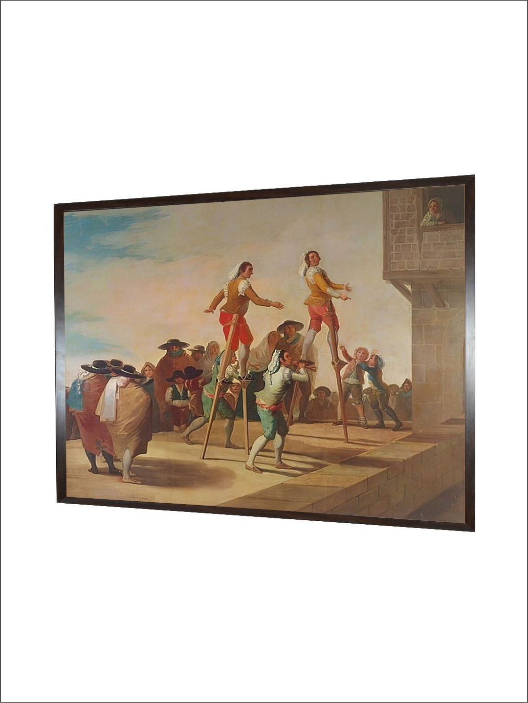 The Stilts, C.1791-92 by Francisco de Goya