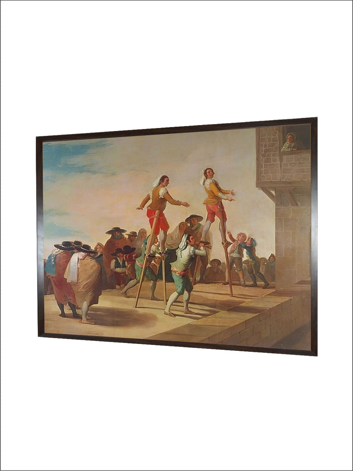 The Stilts, C.1791-92 by Francisco de Goya