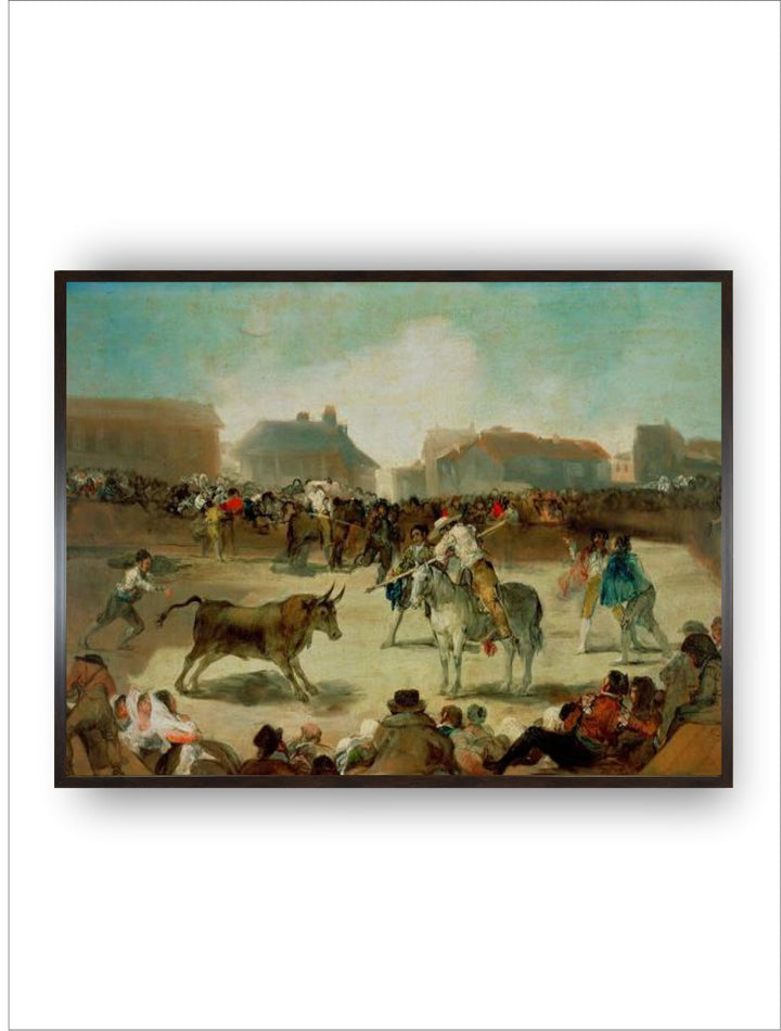 A Village Bullfight - Goya, Francisco, de (1746-1828) by Francisco de Goya