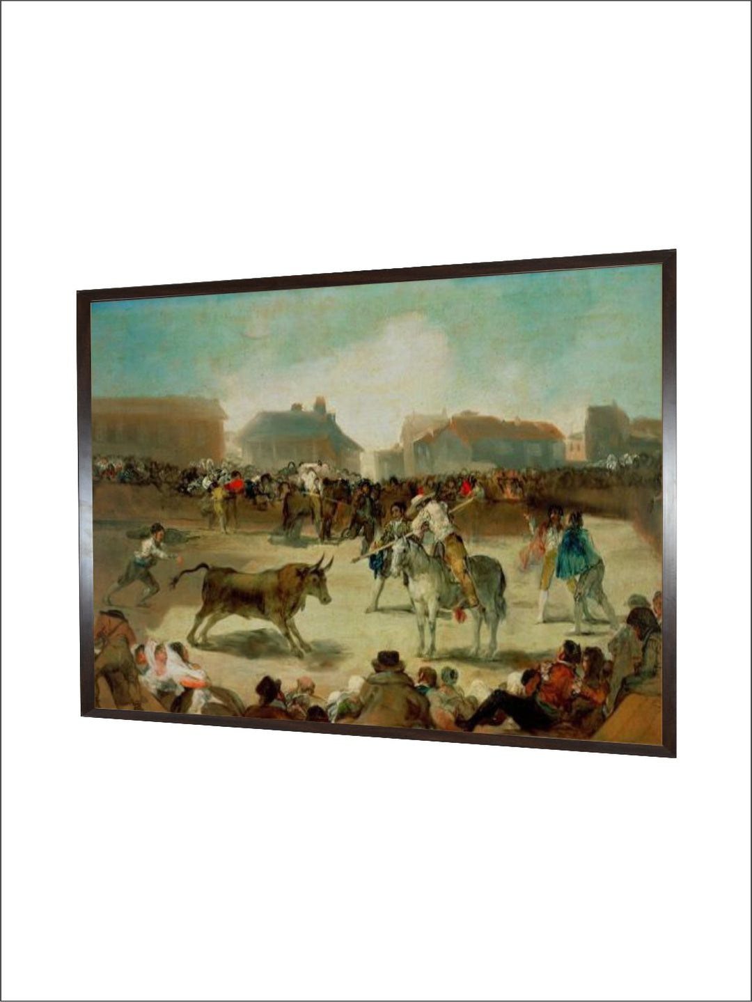 A Village Bullfight - Goya, Francisco, de (1746-1828) by Francisco de Goya