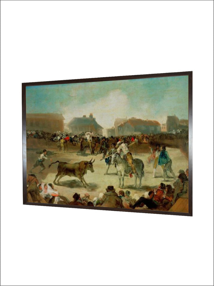 A Village Bullfight - Goya, Francisco, de (1746-1828) by Francisco de Goya