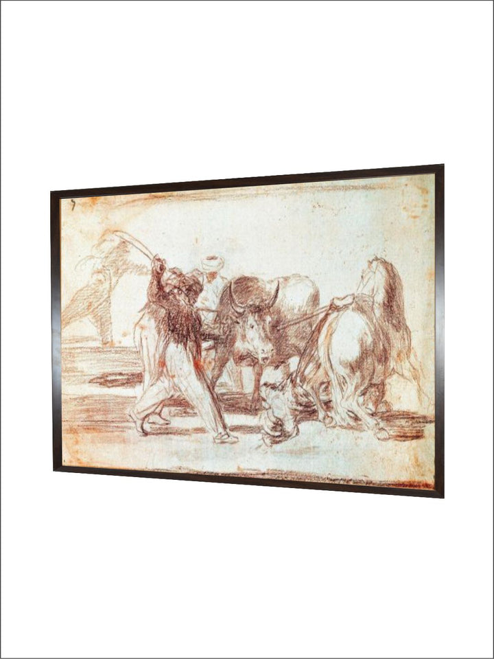 Bullfighting: the Moors Who Resided in Spain by Francisco de Goya
