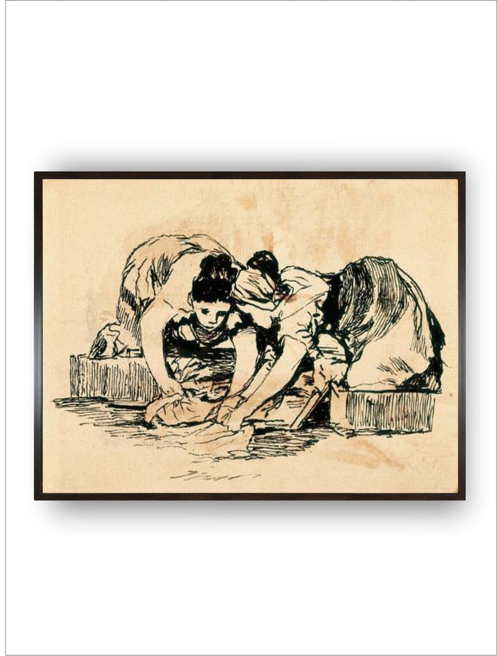 The Washerwomen, Late 18Th-Early 19Th Century  by Francisco de Goya