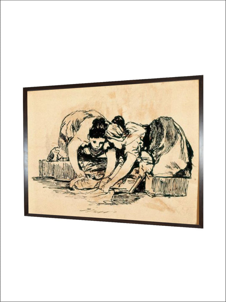 The Washerwomen, Late 18Th-Early 19Th Century  by Francisco de Goya