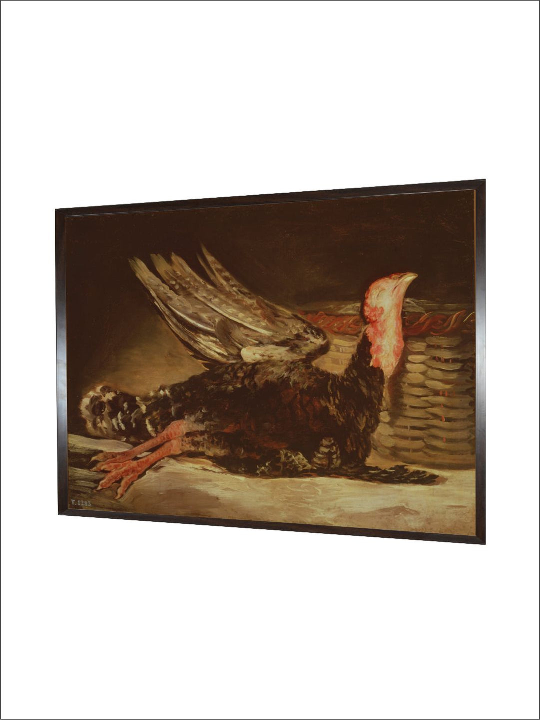 Still Life of a dead Turkey and a Wicker Basket, 1806  by Francisco de Goya