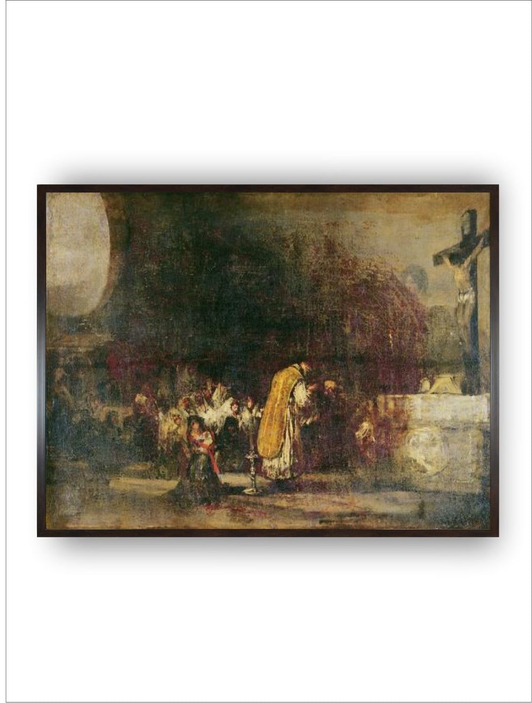 Mass Showing the Ceremony known as 'Churching of Women'  by Francisco de Goya