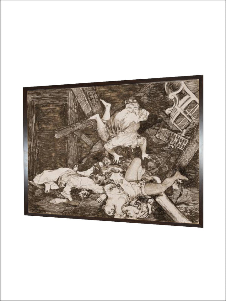 War damages by Francisco de Goya