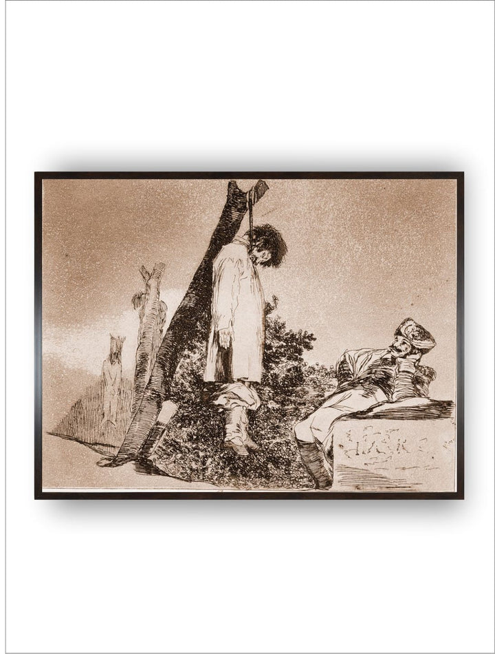 There is no hope by Francisco de Goya