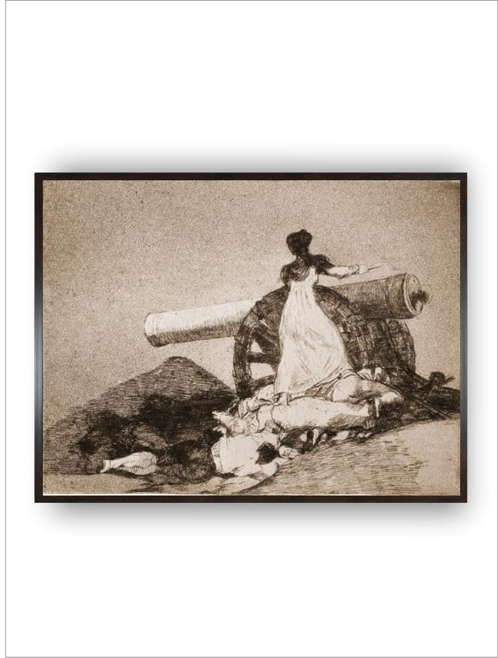 What courage! by Francisco de Goya