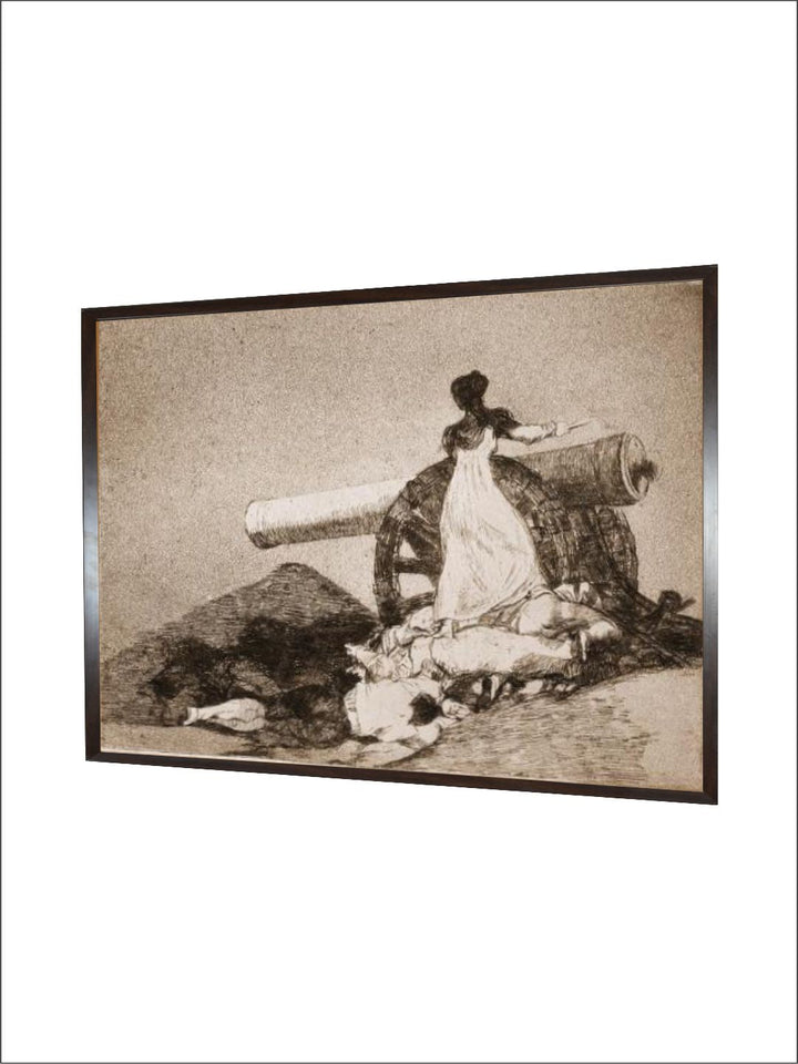 What courage! by Francisco de Goya