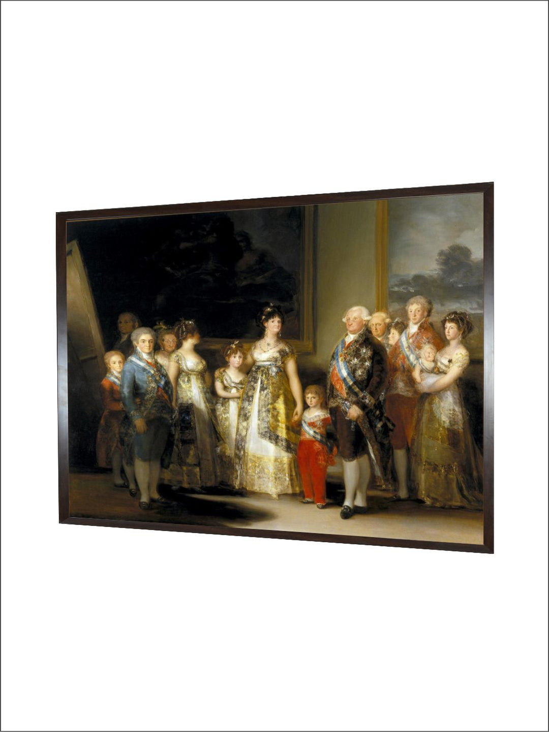 The King and Queen of Spain, Charles IV and Maria Luisa, with Their Family by Francisco de Goya