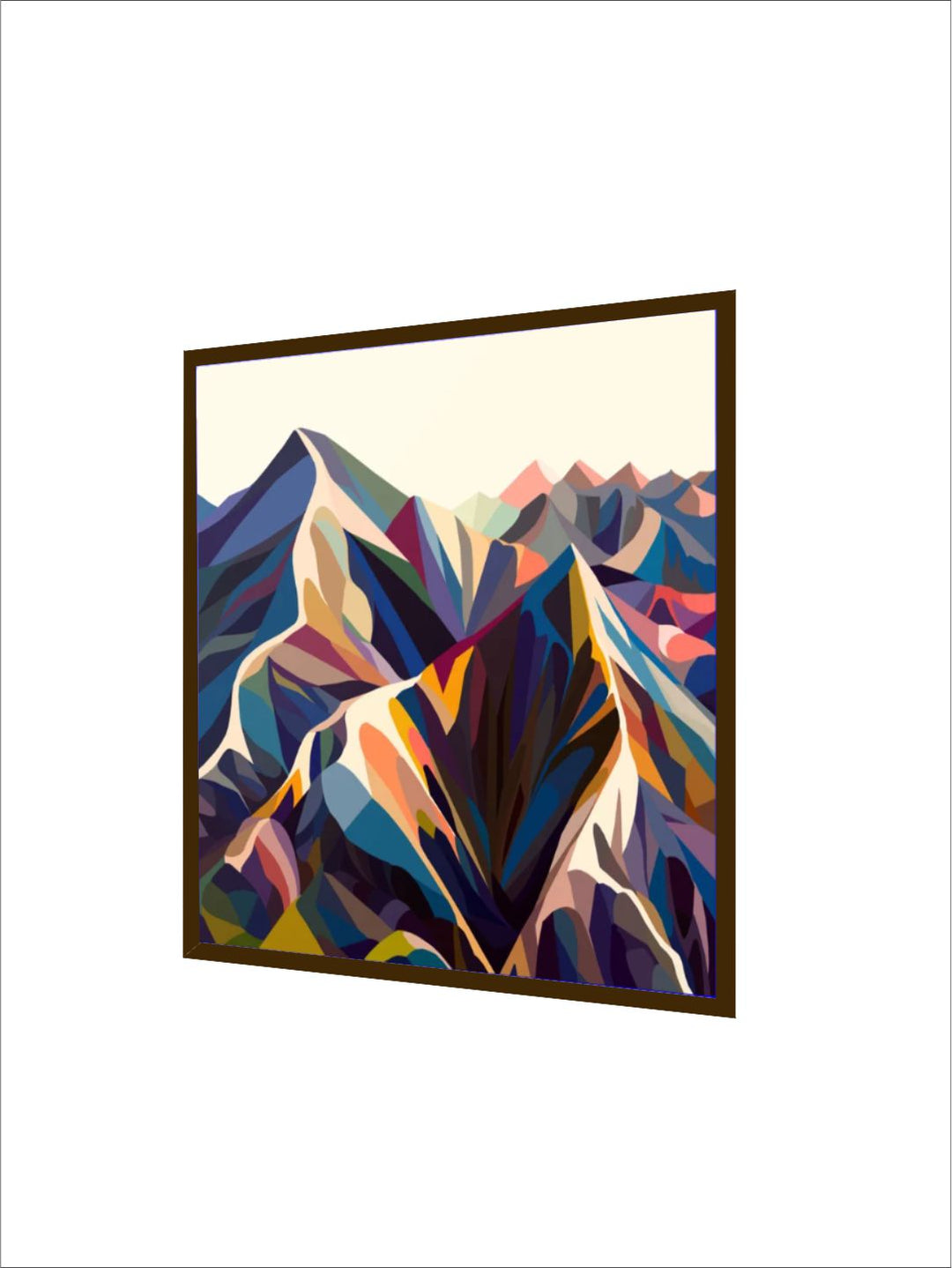 "Blue Abstract Painting  Wall Art''