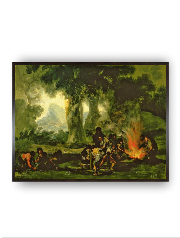 Clandestine Bullet Production, 1812-13 by Francisco de Goya