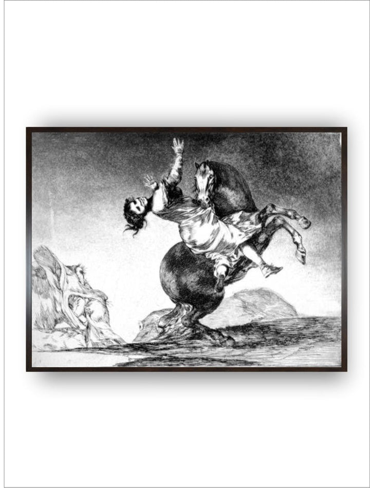 Abducting Horse, 1819-1823 by Francisco de Goya