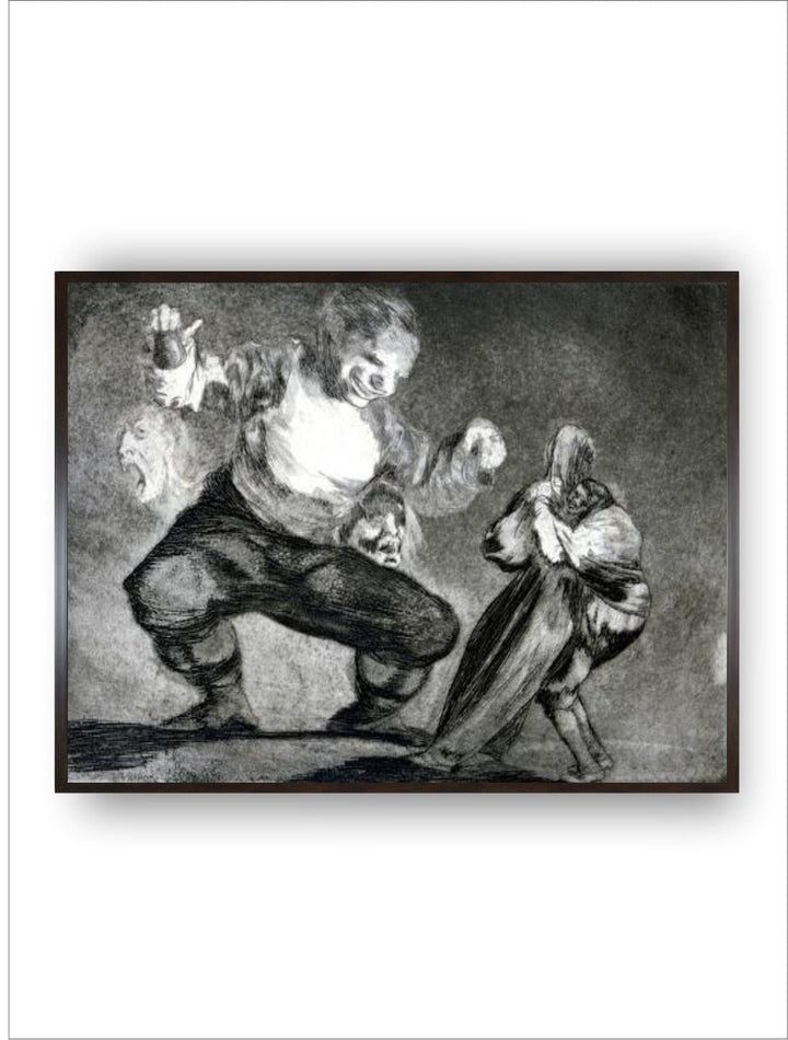 Simpleton, 1819-1823 by Francisco de Goya