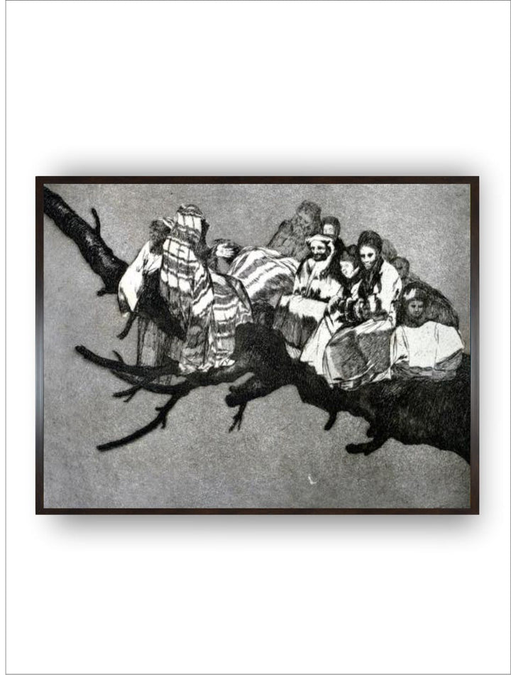 Ridiculous dream, 1819-1823 by Francisco de Goya