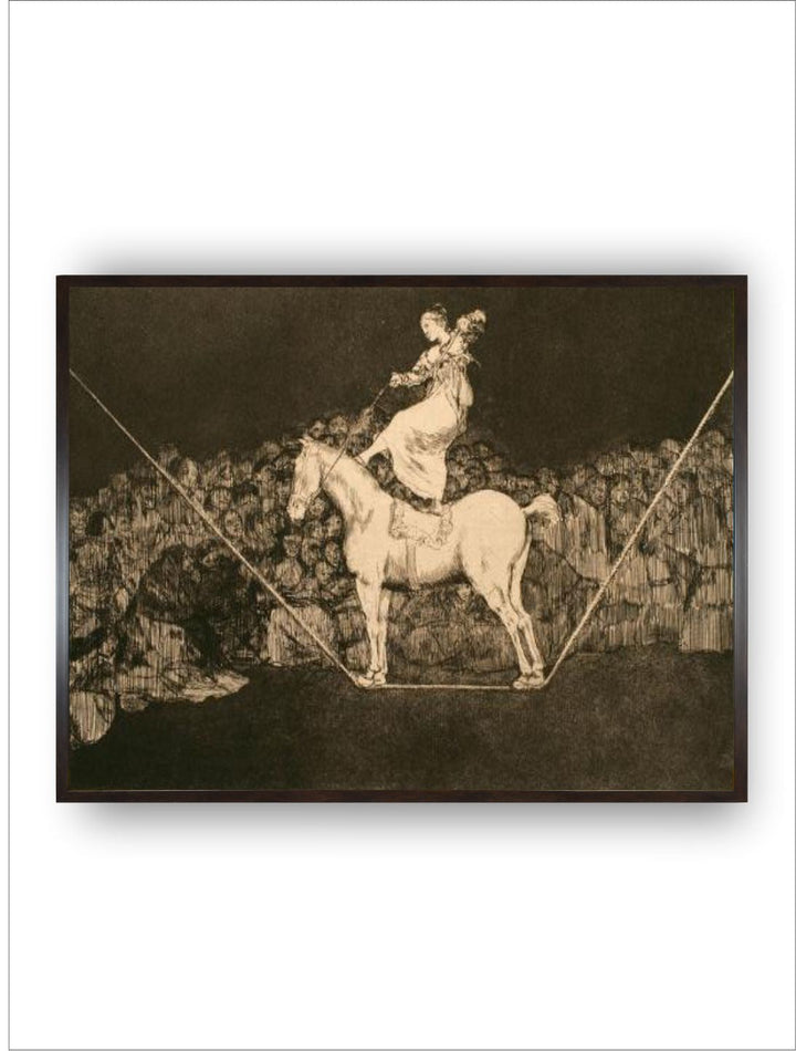 disparate Puntual. Una Reina del Circo, 1815-1819 by Francisco de Goya