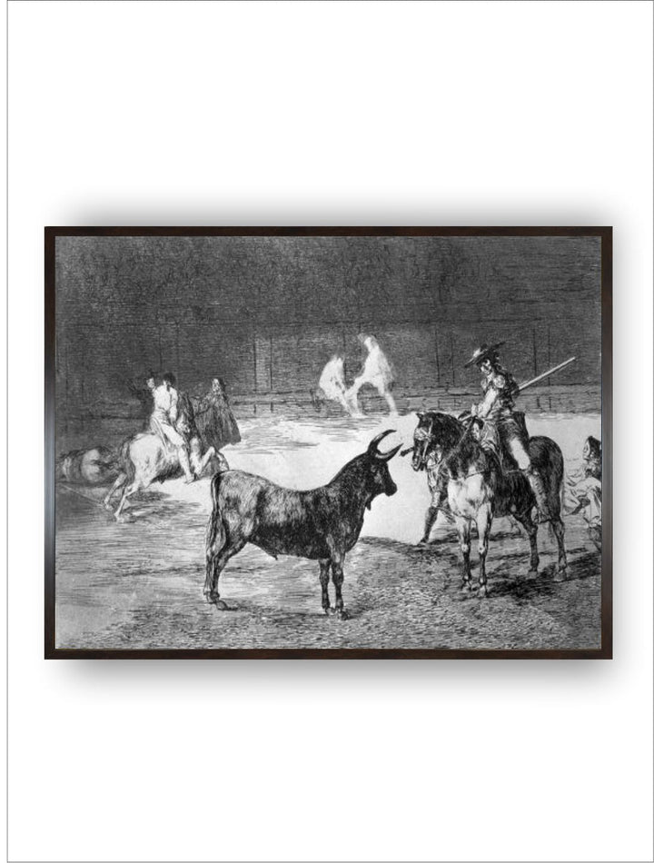 Grabado. Serie "Tauromaquia" Plancha 27, El Célebre Fernando del Toro by Francisco de Goya