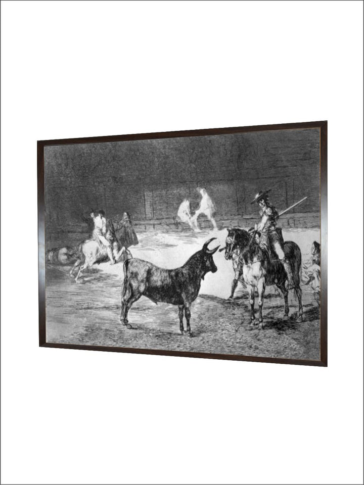 Grabado. Serie "Tauromaquia" Plancha 27, El Célebre Fernando del Toro by Francisco de Goya