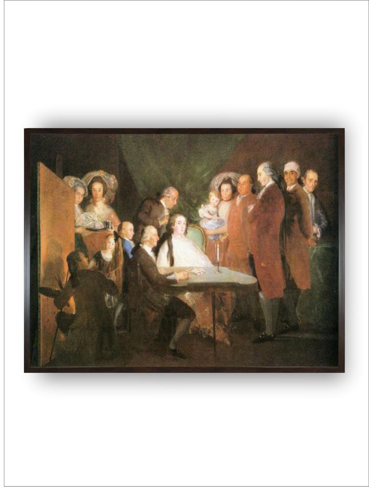 La Famille de L Infant don Louis by Francisco de Goya