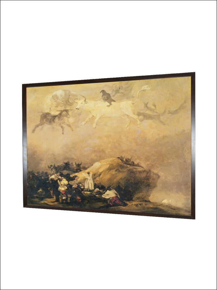 Capriccio Scene: Animals in the Sky by Francisco de Goya